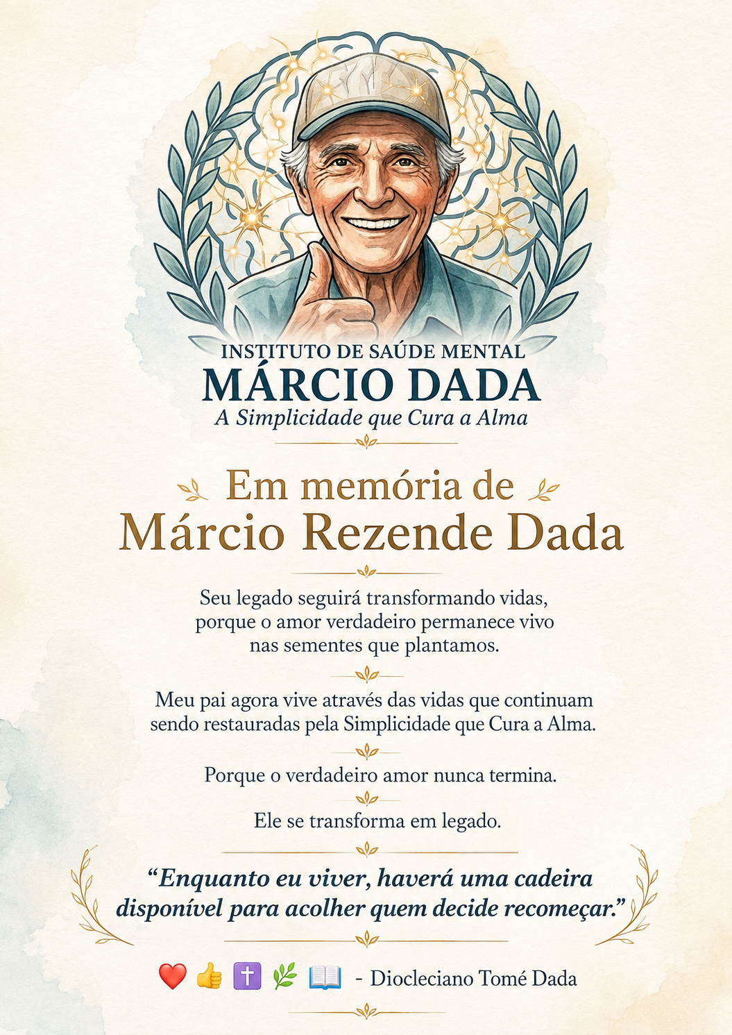 Em memória de Márcio Rezende Dada