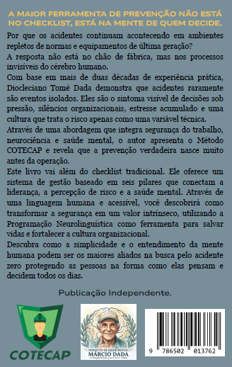 Contracapa do livro Segurança Começa na Mente